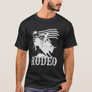 Camiseta Cowboycore Retro Steer Bull Cow Skull Rodeo Wester