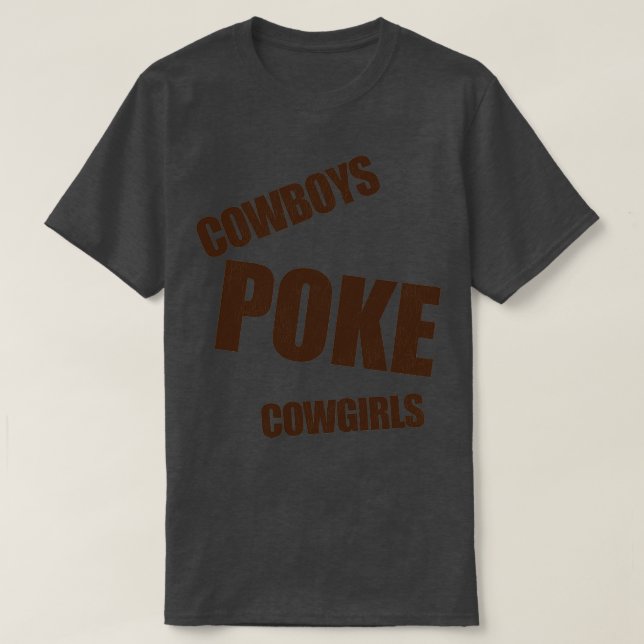 Camiseta Cowboys POKE Cowgirls (Diseño del anverso)