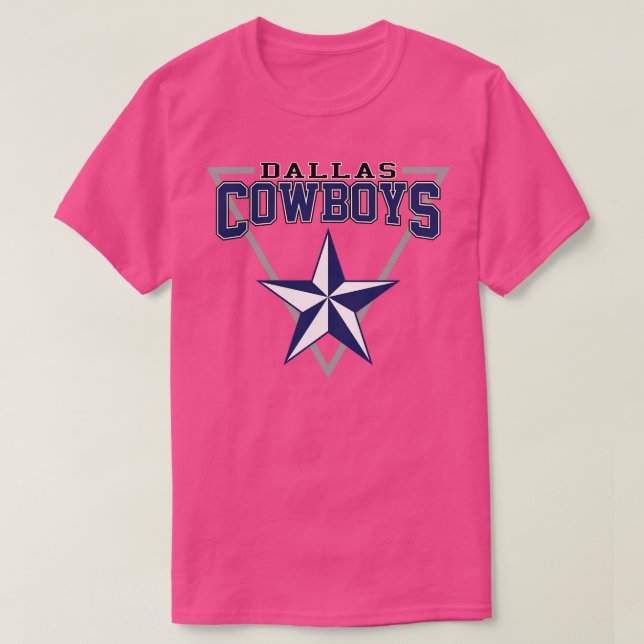Camiseta Cowboys retro TShirt 1 (Diseño del anverso)