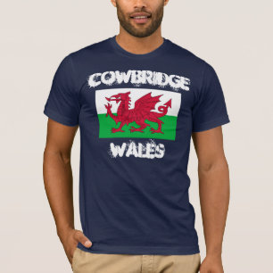 Camiseta Cowbridge, Gales con bandera galesa