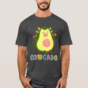 Camiseta Cowcado Funny Aguacate Vegetariano Vegetariano Vac