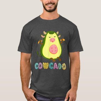 Camiseta Cowcado Funny Aguacate Vegetariano Vegetariano Vac