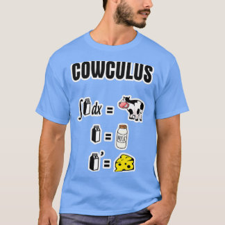 Camiseta Cowculus Math Cowculus Queso de leche