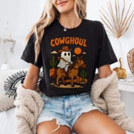 Camiseta Cowghoul lindo País fantasma occidental Halloween