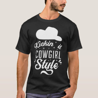 Camiseta Cowgirl Boots Country Music Line Dancing Horse