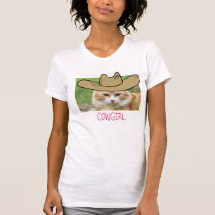 Camiseta Cowgirl Cat Cowboy T shirt, Cats Tees
