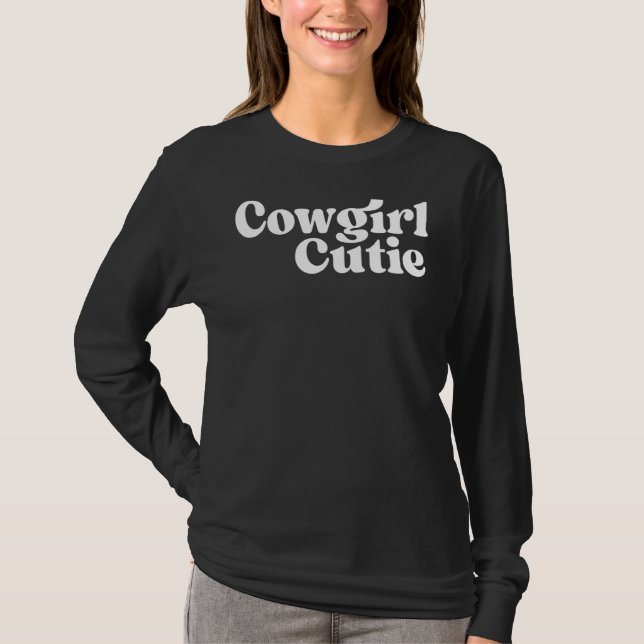 Camiseta Cowgirl Cutie Texas Hot Summer Night Club (Anverso)