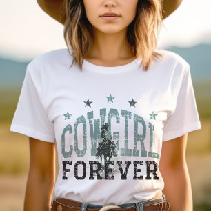Camiseta Cowgirl Forever Western Trendy