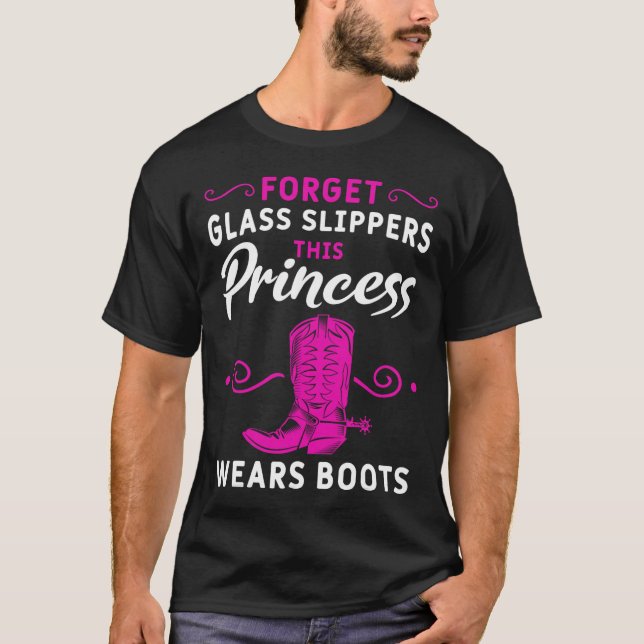 Camiseta Cowgirl Gift Cowboy Boots Horseck Riding Cow (Anverso)