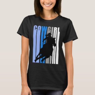 Camiseta Cowgirl Horse Riing Mujer Nacimiento Agrícola G