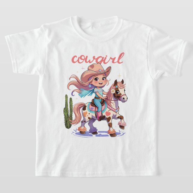 Camiseta "Cowgirl Joyride - Aventura occidental del caballo (Distribución)