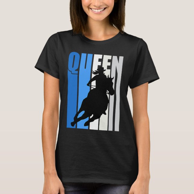 Camiseta Cowgirl Queen Rodeo Women Southern Girls Western B (Anverso)