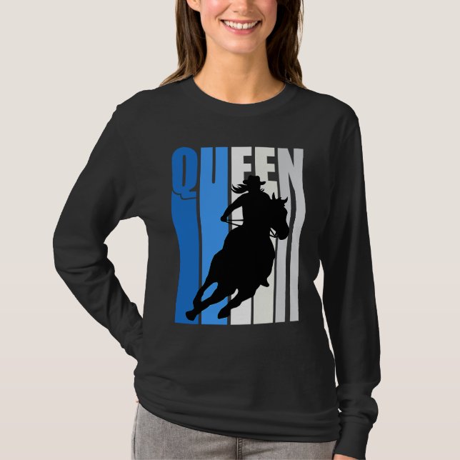 Camiseta Cowgirl Queen Rodeo Women Southern Girls Western B (Anverso)