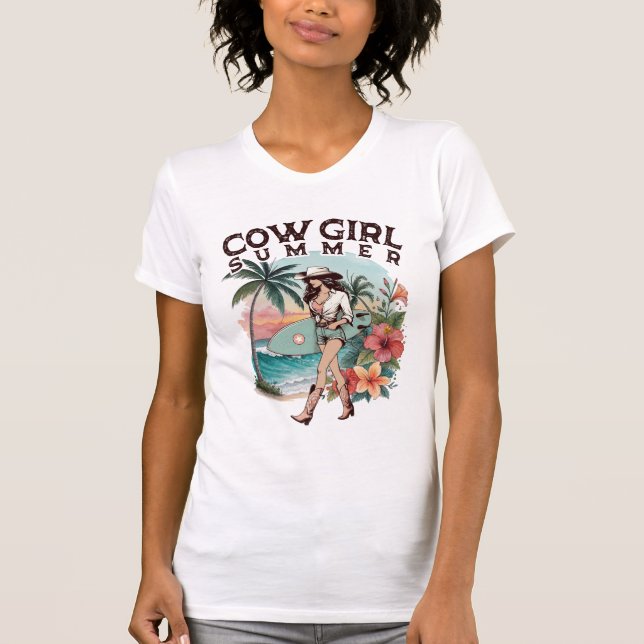 Camiseta Cowgirl Summer T-Shirt (Anverso)