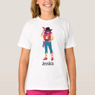 Camiseta Cowgirl T-Shirt - Gracioso Rodeo