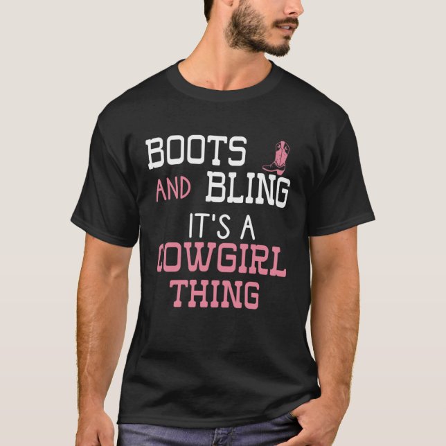 Camiseta cowgirl thing love country life women boots prince (Anverso)