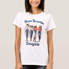 Camiseta Cowgirls Scootin de arranque T-Shirt