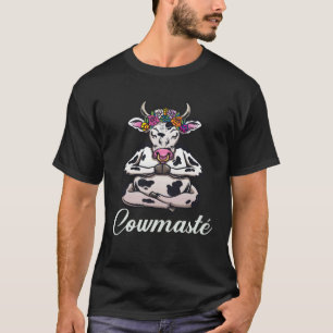 Camiseta Cowmasté Yoga de Vaca Meditando