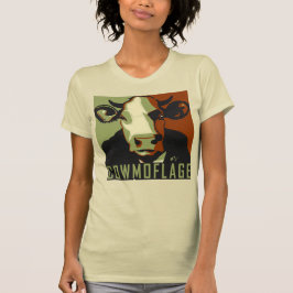 Camiseta Cowmoflage Fun Pop Art Inspiro Cow Tshirt