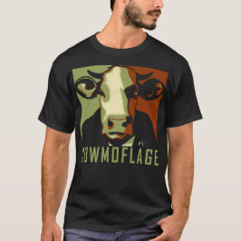 Camiseta Cowmoflage Fun Pop Art Inspiro Cow Tshirt