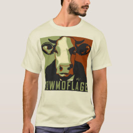 Camiseta Cowmoflage Fun Pop Art Inspiro Cow Tshirt