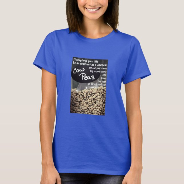 Camiseta Cowpea (camiseta oscura) (Anverso)