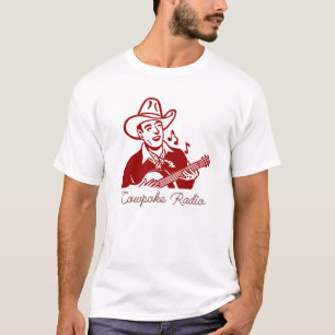 Camiseta Cowpoke Radio Cantando Cowboy T-shirt