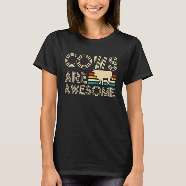 Camiseta Cows Are Awesome  1 (Anverso)