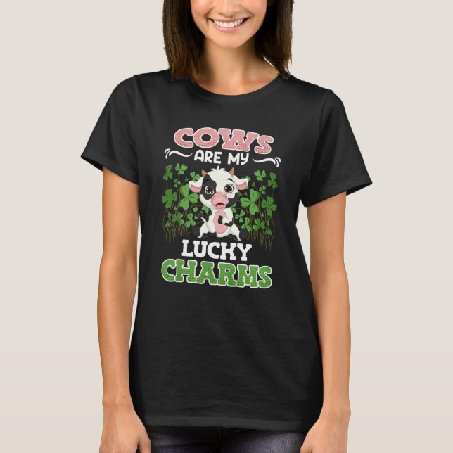 Camiseta Cows are my lucky charms farmer (Anverso)