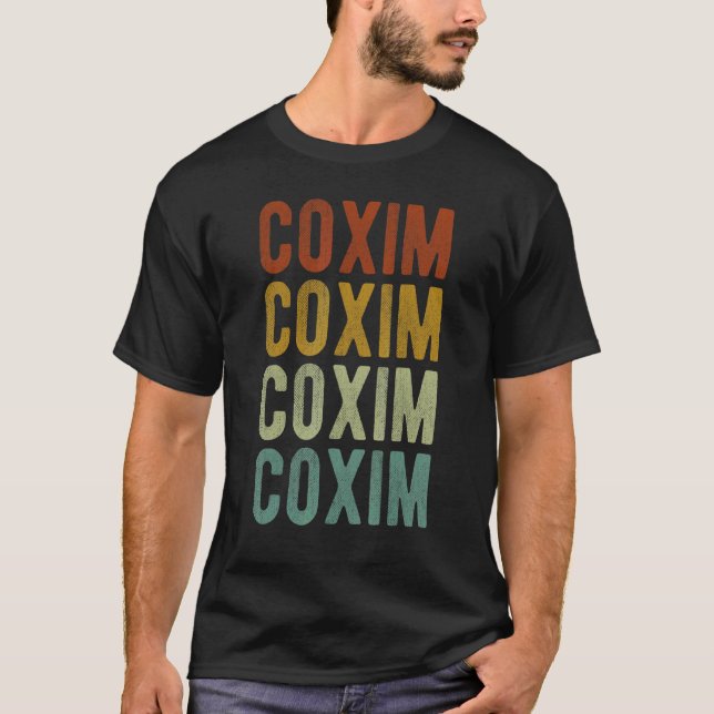 Camiseta Coxim City Brazil Retro (Anverso)