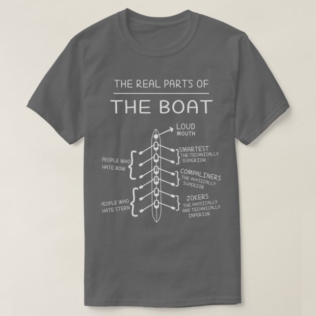 Camiseta Coxswain Rowers Oar (Diseño del anverso)