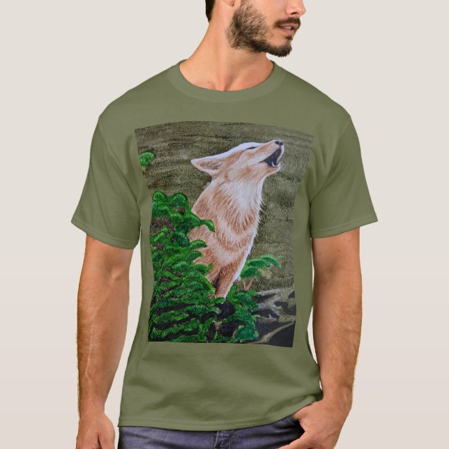 Camiseta Coyote Aullador   (Anverso)