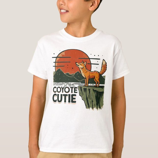 Camiseta Coyote cutie (Anverso)
