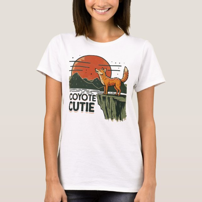 Camiseta Coyote cutie (Anverso)