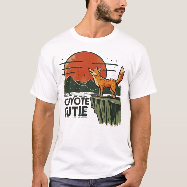 Camiseta Coyote cutie (Anverso)
