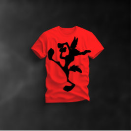 CAMISETA COYOTE EN MOVIMIENTO