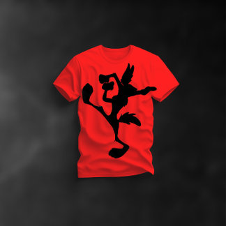 CAMISETA COYOTE EN MOVIMIENTO