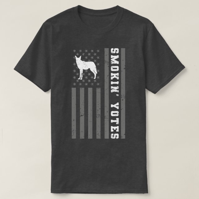 Camiseta Coyote Hunting Smokin Yotes (Diseño del anverso)