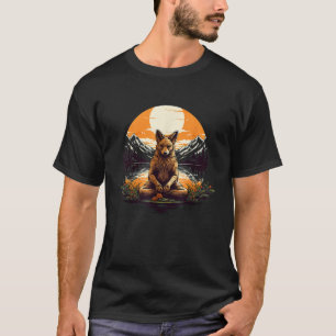 Camiseta Coyote Meditation Yoga T Shirt