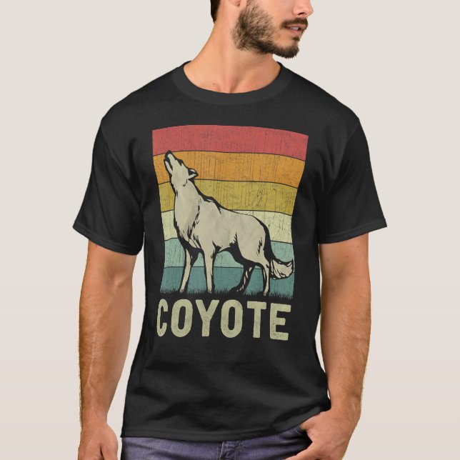Camiseta Coyote  Men Women Coyote Retro (Anverso)