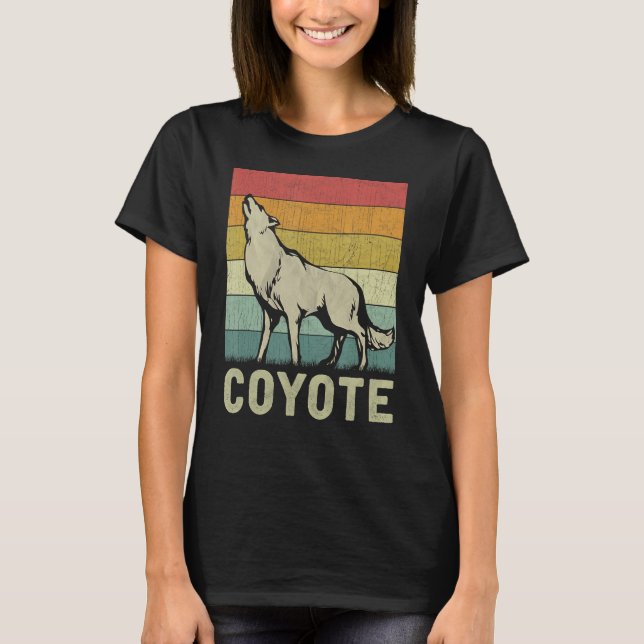 Camiseta Coyote  Men Women Coyote Retro (Anverso)
