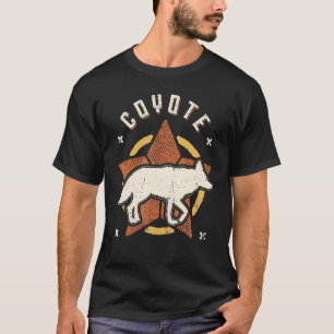 Camiseta Coyote Vintage Retro Classic Animal