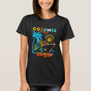 Camiseta Cozumel Crucero 2025 Crucero México Cozumel Famili