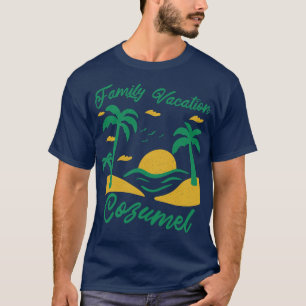 Camiseta Cozumel de vacaciones familiares