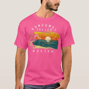 Camiseta Cozumel México playas Guay retro angustiadas 2
