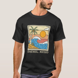 Camiseta Cozumel México Recuerdo de Vacaciones Viaje Hombre