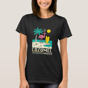 Camiseta Cozumel México Recuerdo de Vacaciones Viaje Hombre