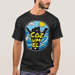 Camiseta Cozumel México Regalo de regalo primavera verano V