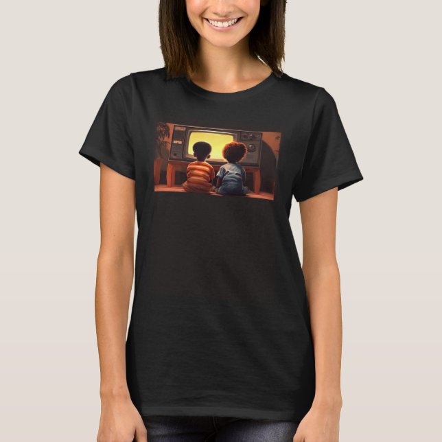 Camiseta Cozy and Comfortable for TV Time (Anverso)