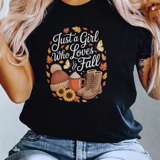 Camiseta  Cozy Autumn Essentials and Hot Chocolate (Subido por el creador)